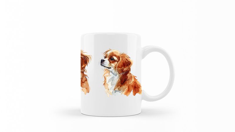 Tibetan-Spaniel Printed Coffee Mug DSGN119