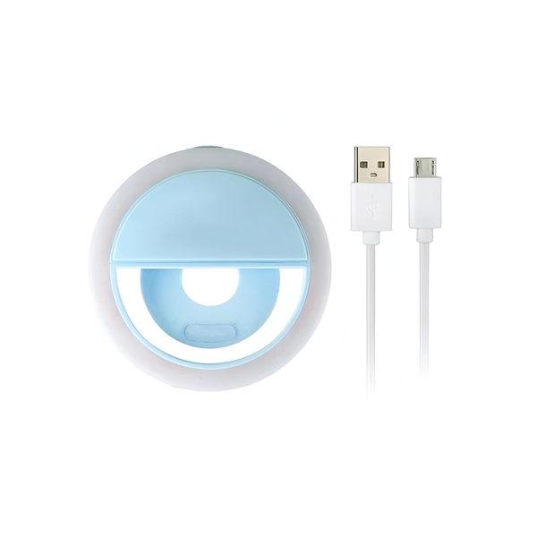 Clip-on LED Selfie Ring Light for Cell Phone