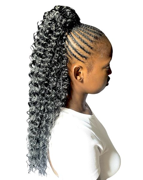 24" Inches MagicCurly Pondo Ponytail
