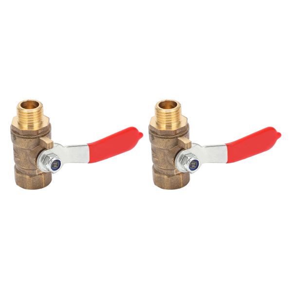 2pieces 1/4" Silicone Ball Valve Durable