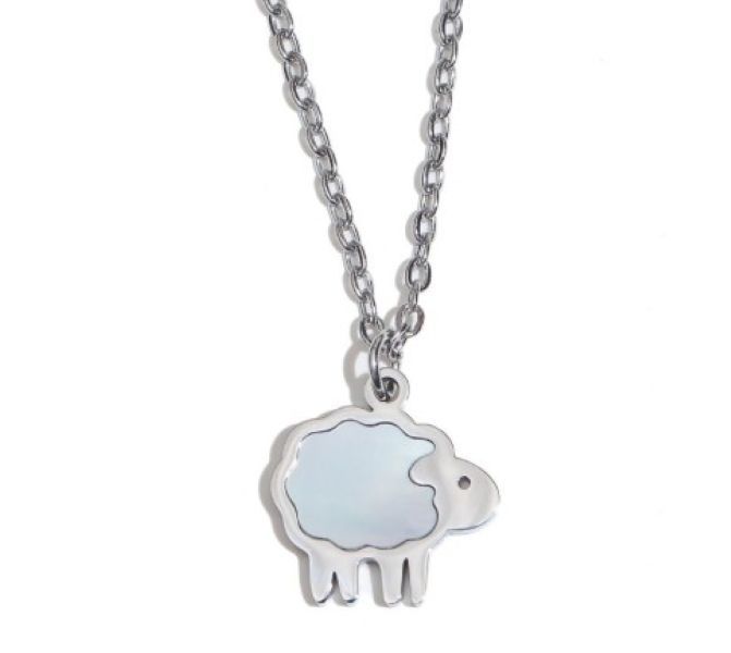 Women's Welcome to the Flock Necklace - Silver