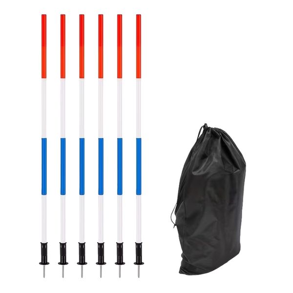 Pet Portable Adjustable Horse Training Poles With Storage Bag - 191cm