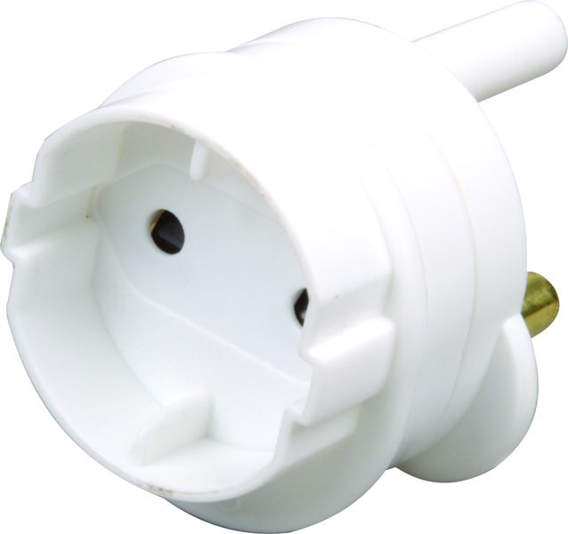 LESCO, 1xSchuko Round Continental Adapter