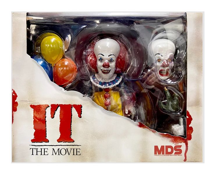 MDS IT 1990 Pennywise 6IN Deluxe Stylized Roto Figure