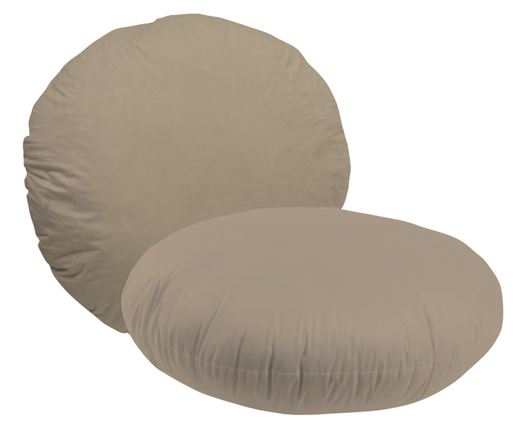 PepperSt - Round Cushion Cover Set – Stone (5 Sizes available)