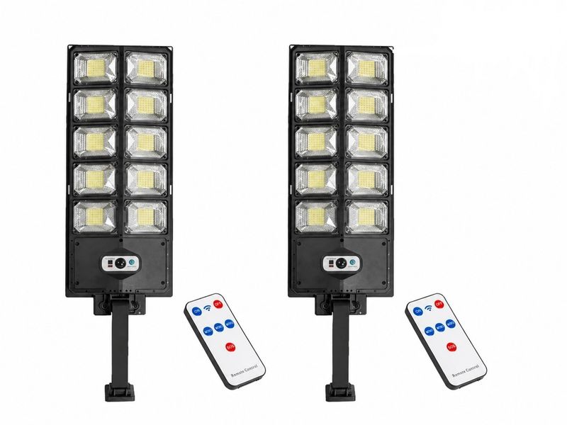 2 X Solar Led Street Light With Remote Control image