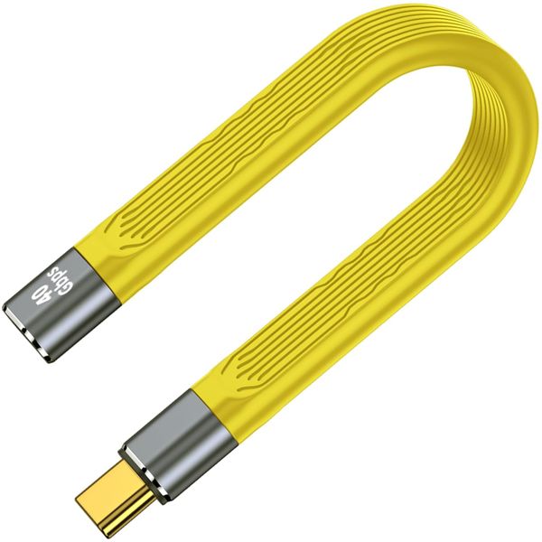 Short USB C Extension Cable 40Gbps Male to Female Type C PD 100W 8K Cable