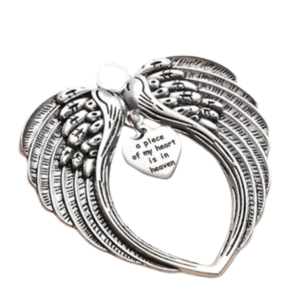 Christmas Memorial Angel Wing Pendant