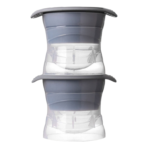 Set of 2 Hockey Ice Cube Mould for Round Large Ice Balls