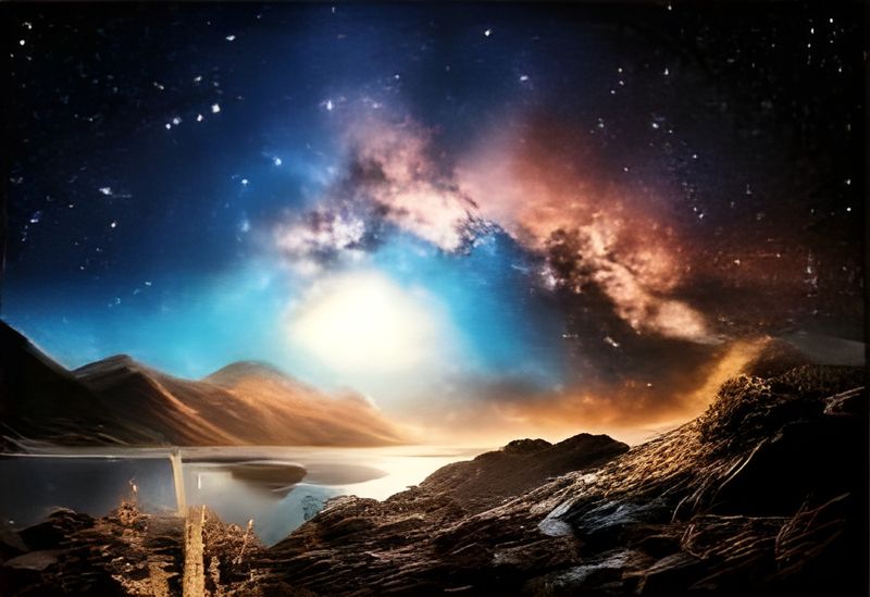 Canvas Wall Art Home Decor - Cosmic
