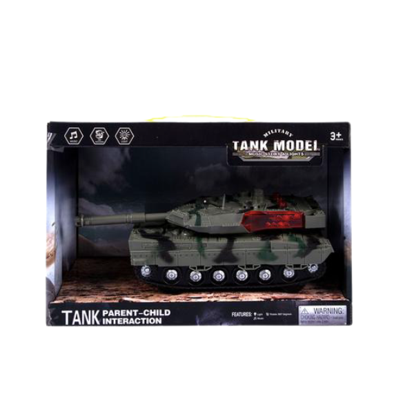 Tank Model- Battery Operated Tank With Sound &amp; Light x1