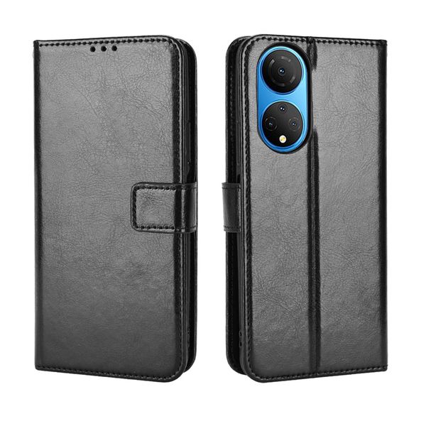 Leather Cover Compatible with Honor X7 Shockproof Retro Case