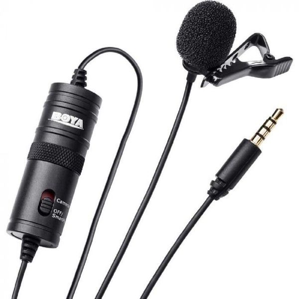 Boya BY-M1 Omni-directional Lavalier Microphone - Black