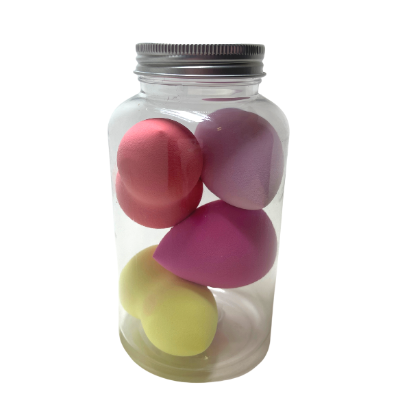 4 Assorted Beauty Blenders in a Jar