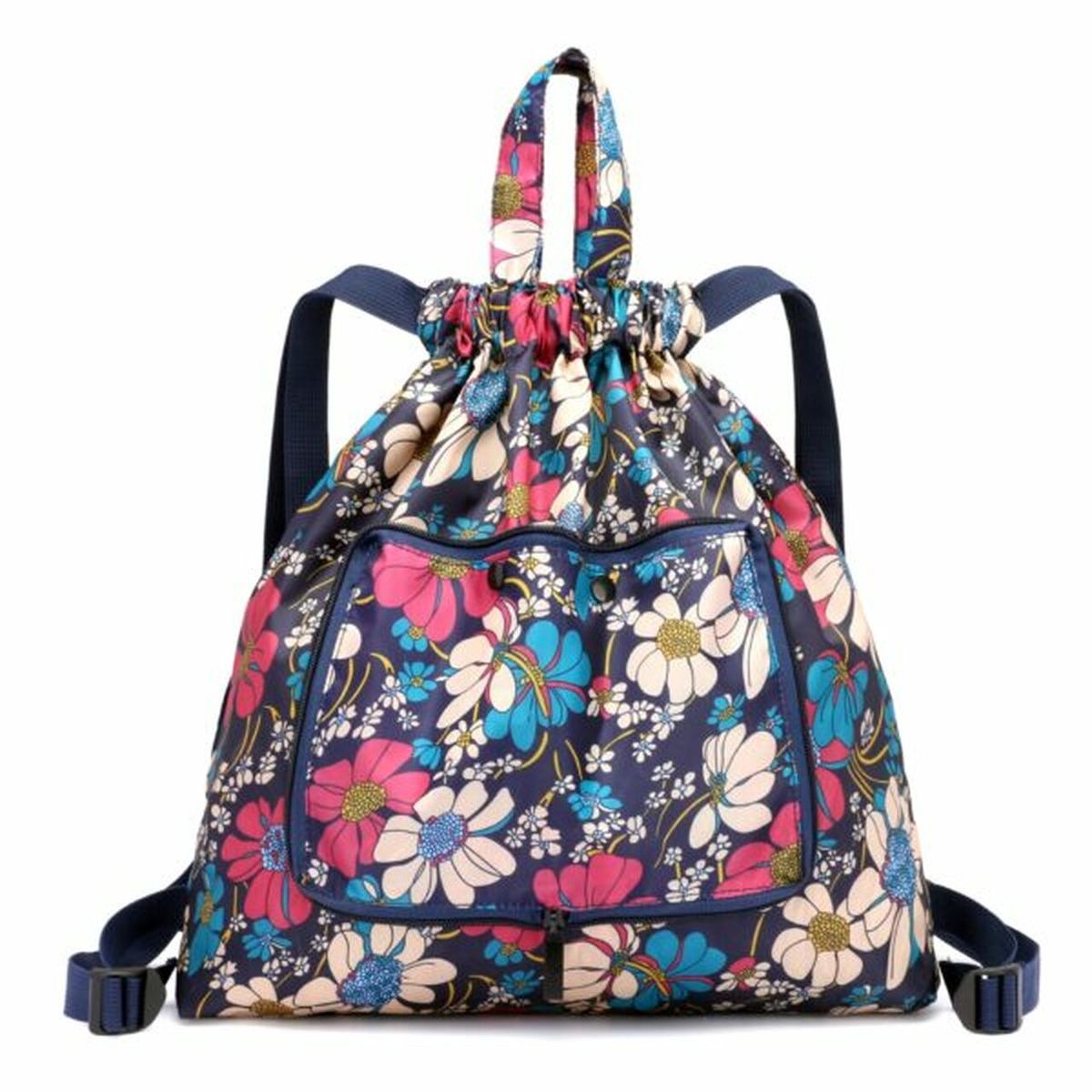 Large Foldable Drawstring Backpack - Multi-colored | Shop Today. Get it ...
