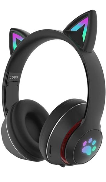 Wireless Bluetooth cat ear headphones