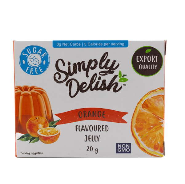 Simply Delish - Natural - Orange - Jelly Dessert 12 Pack