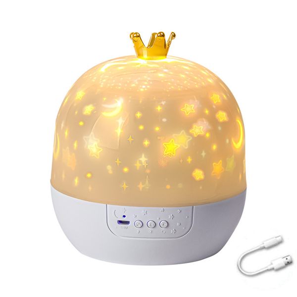 Crown 360 Rotating Star and animals Projector with 21 Sets of Films