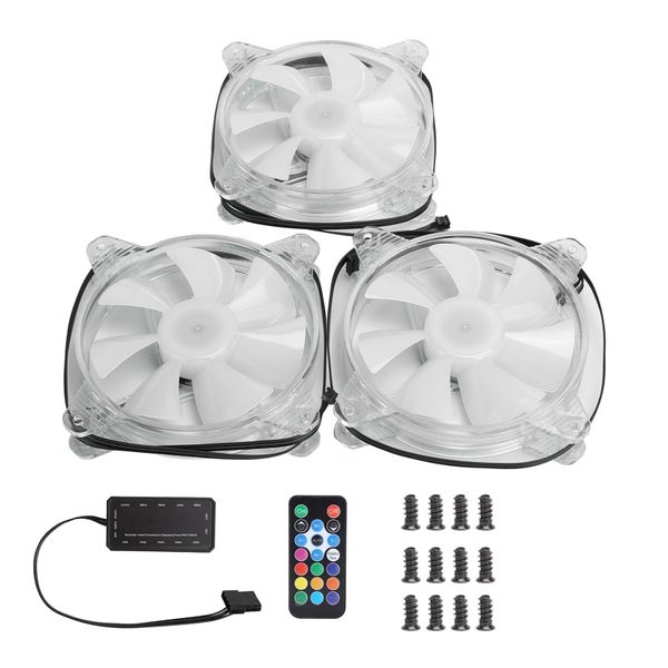 3 Pieces RGB Case Fans 120mm