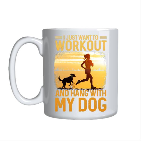 Hang With My Dog Mug Gift Idea 142