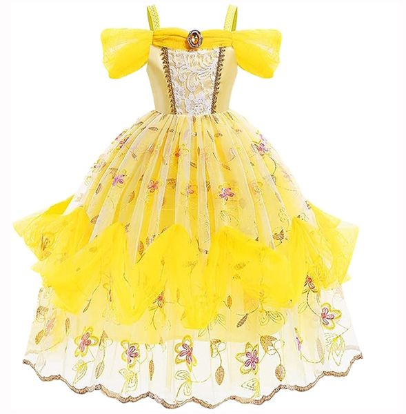 Yellow Sparkle Party Dress