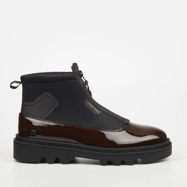 Men's Plum Round Toe Tpr Sole Boots image
