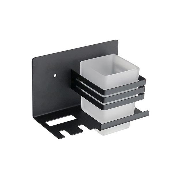 Toothbrush Holder 304 Stainless Steel Wall Mounted 3 in 1 Cup Holder