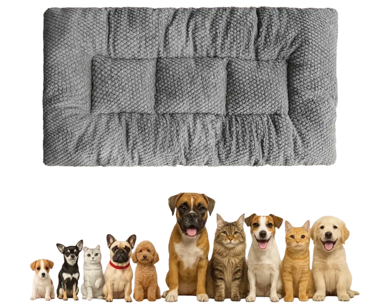 Extra-Large Plush Pet Bed - Super Thick Comfort Mat (120 × 60 cm)