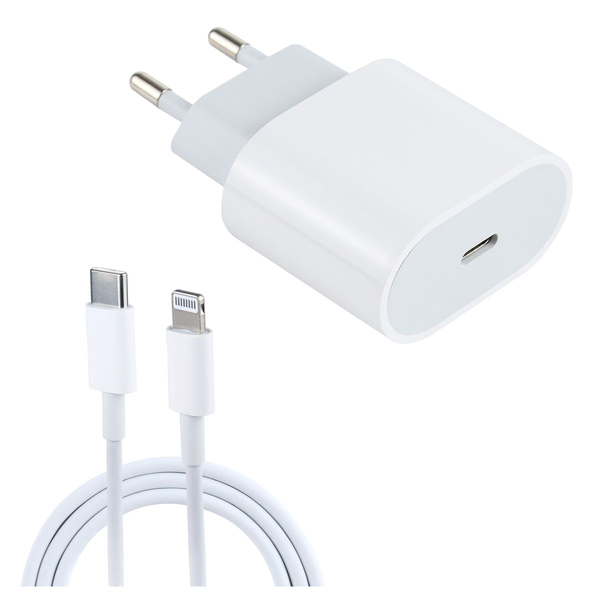 25W USB-C Power Adapter &amp; Cable Compatible with Apple -1m