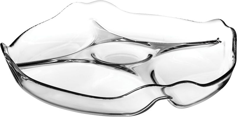Pasabahce 5 Division Glass Serving Platter