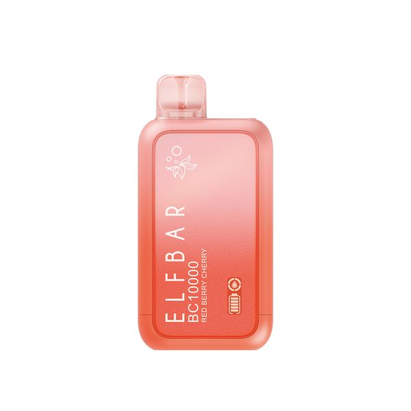 Elf Bar 10000 Puffs Disposable Vape - Red Berry Cherry - 2 Pack