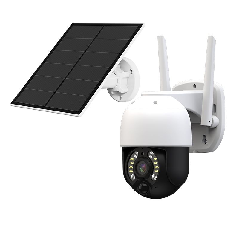 D12 Solar Powered WiFi Outdoor Security Cameras with 13200mAh Battery ...