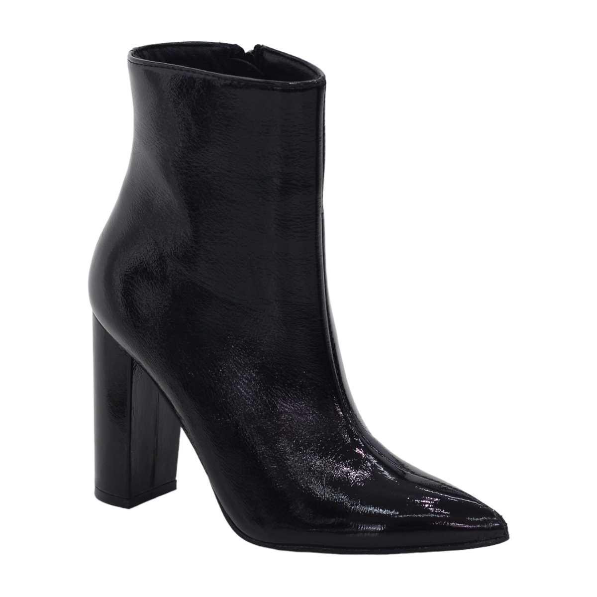 Lamara Paris Toeme Bootie Square Toe 9cm Block Heel Black | Buy Online ...