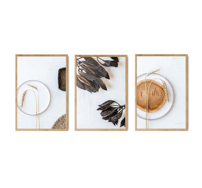 Cape Art Wall Art CURATED 3 Piece IN THE KITCHEN