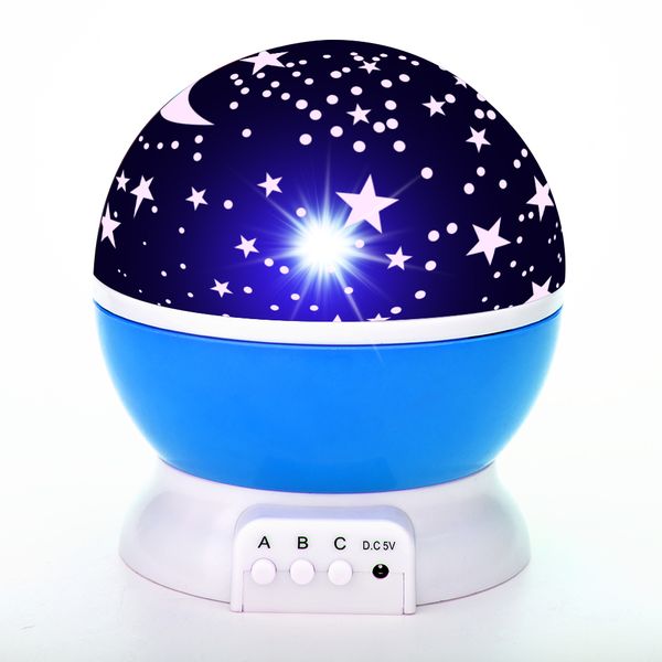 Starry Light LED Projector Star Moon Night - Blue