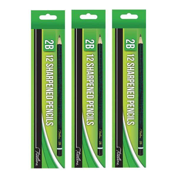 Treeline 2B Graphite Pencils - 3 Boxes of 12