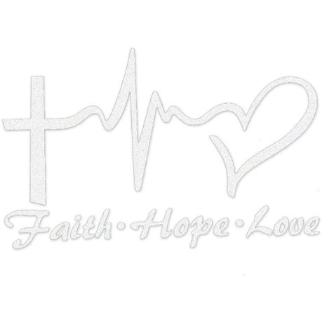 Faith Hope Love Sticker