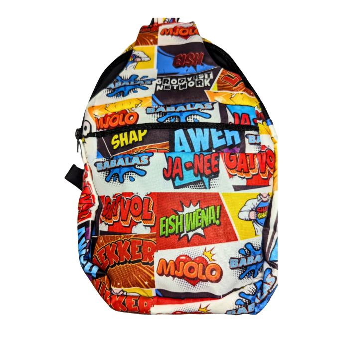 Proudly SA Funny Catchy Slangs Sling Bag Shop Today. Get it Tomorrow