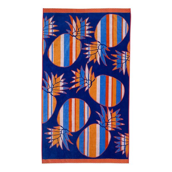 Pineapple Velour Beach Towel 104 x 180cm