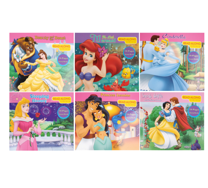 Disney Kids Reading Book Set of 6