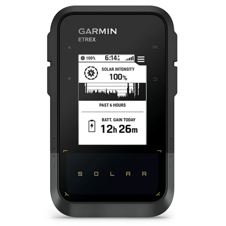 Garmin eTrex Solar Powered GPS Handheld Navigator - Black Image