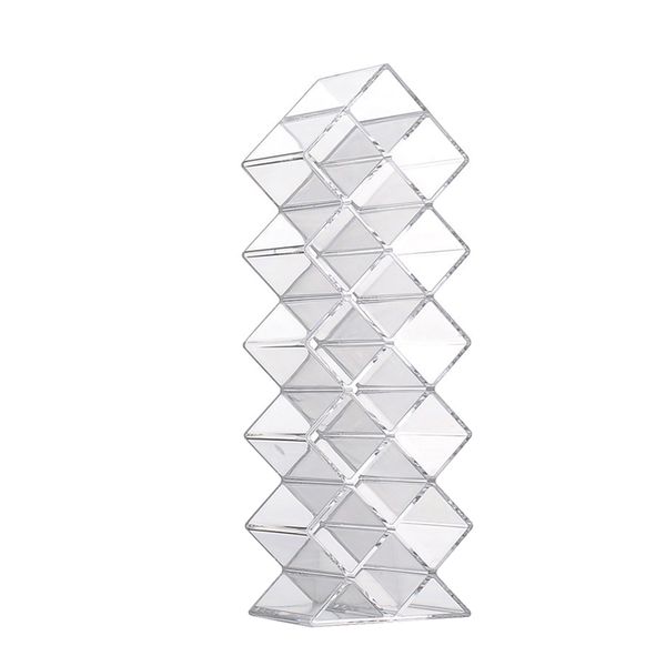 16 Grid Acrylic Stackable Fish Shape Lipsticks Tower Lipgloss Display Stand