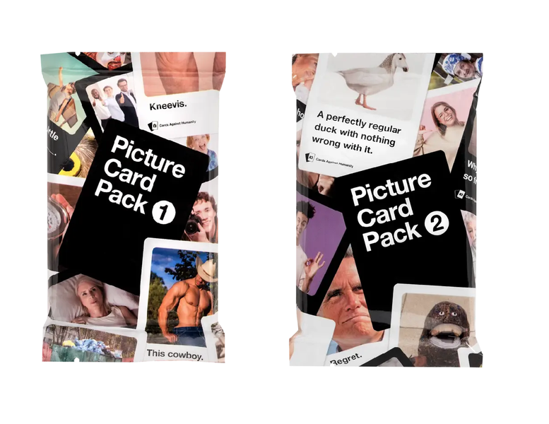Cards Against Humanity: Picture Card Pack 1 &amp; 2 Bundle
