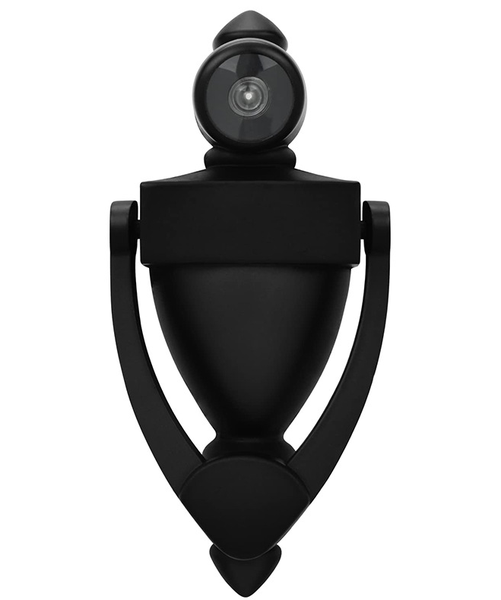 Door Knocker and Viewer, 9/16 Inch Bore 220 Viewing Angle 5-1/2 Inch