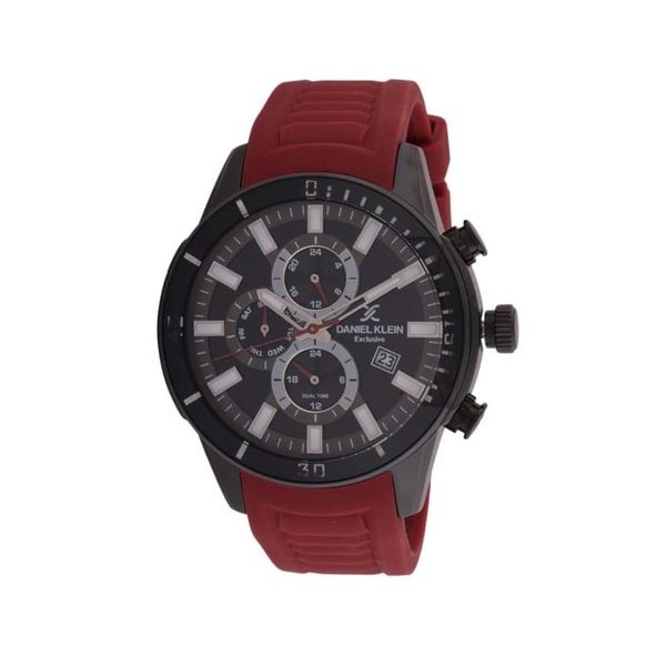 Daniel Klein-Mens Red Stainless steel Strap Watch-DK113313-8