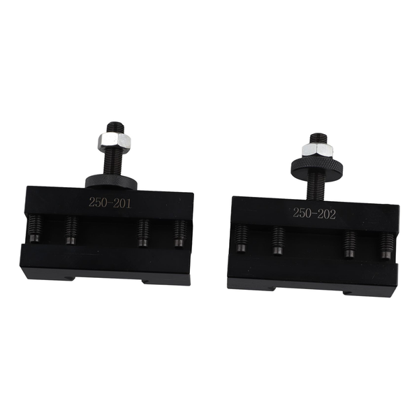2Pcs Quick Change CNC Holder for Lathes Tools-250-201 &amp; 250-202