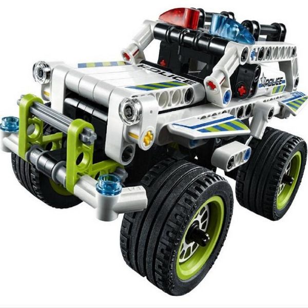 Decool Police Interceptor with Authentic Pullback Action - 185 Piece