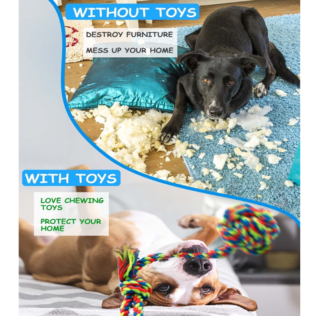 Diy dog teething outlet toys