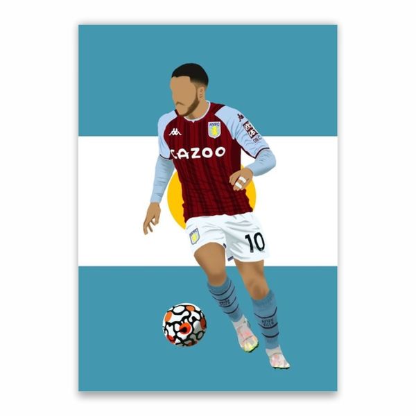 Emi Buendia Argentina and Aston Villa Poster - A1