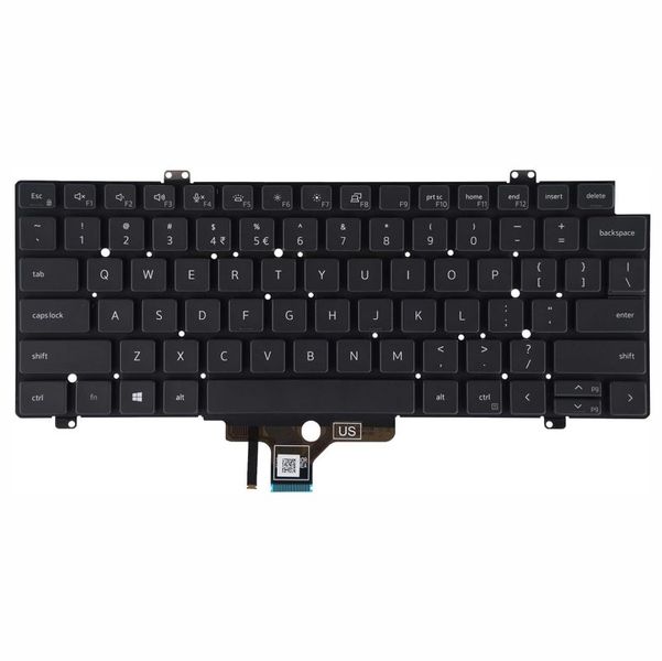 Replacement Keyboard for Dell Latitude 5420 5421 5430 7420 7520 LED Backlit